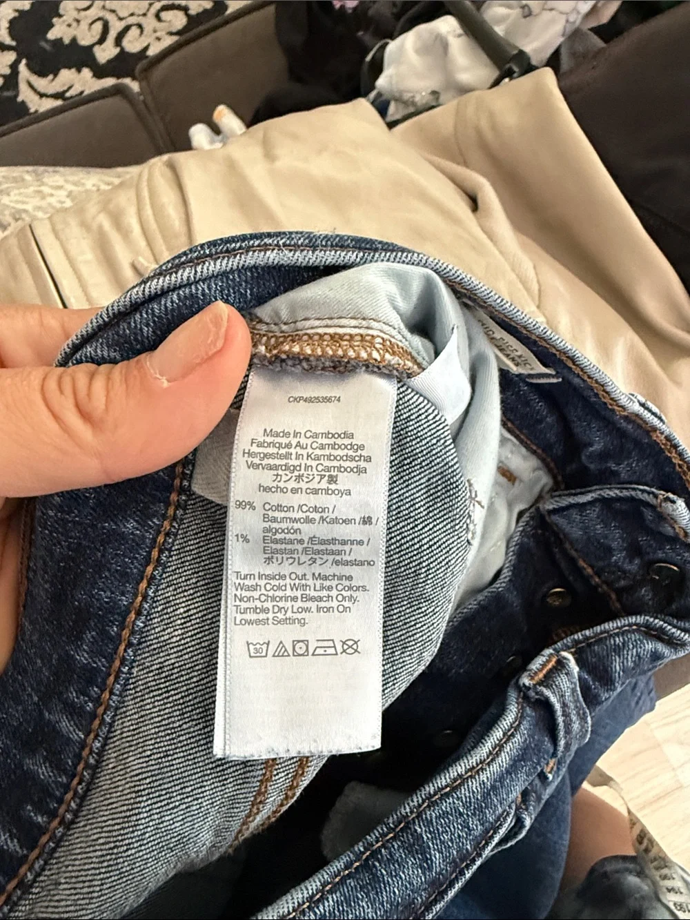 Madewell Dark Blue Mid Rise Kick Out Jeans with Button Fly Size 27